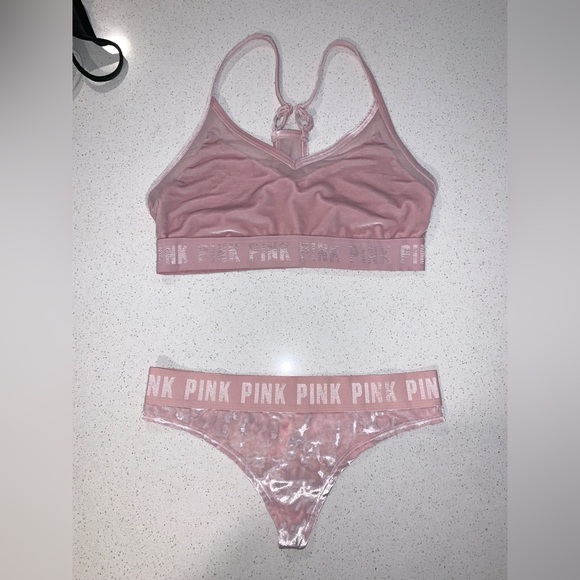 Victoria’s Secret PINK Velvet Bralette and Panty Bundle - Picture 14 of 16